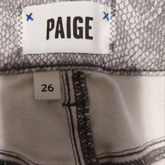 Paige  hoxton slim ouseam slit jeans bnwt size 26 - Picture 9 of 11